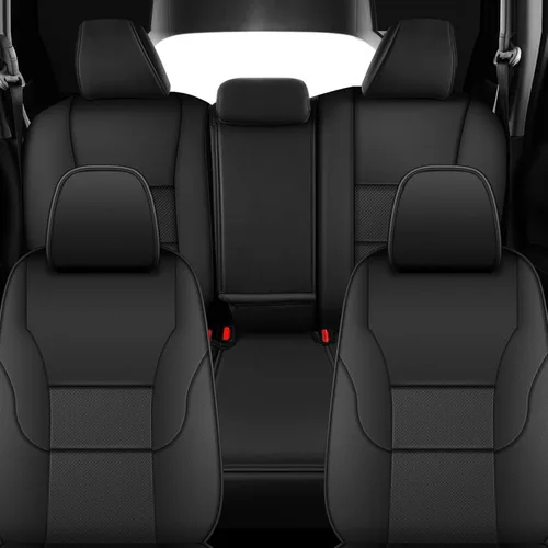 Miniatura 7 de DISUTOGO Fundas de asiento personalizadas para Honda HRV 2016-2018 EX EX-L y 2016-2022 LX Juego completo de cojines de asiento de cuero sintético