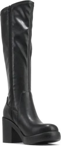 Miniatura 4 de Soda SONIA Botas de plataforma de tacón grueso hasta la rodilla para mujer