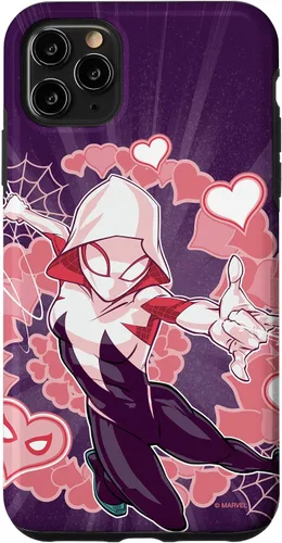 Miniatura 13 de Marvel Spider-Man Into The Spider-Verse Gwen Stacy Hearts - Carcasa para iPhone 17