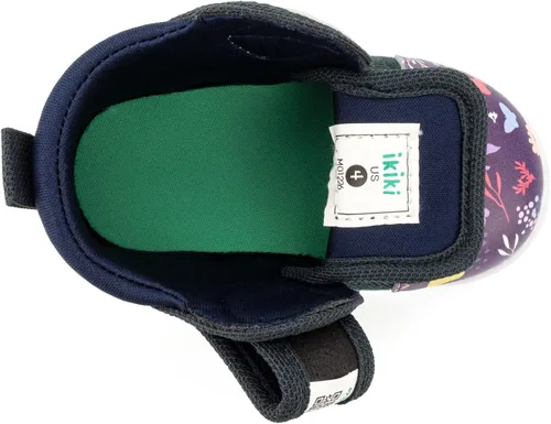 Miniatura 4 de ikiki Zapatillas deportivas para niños pequeños y niños pequeños. Tenis de ajuste espacioso. Nota no chirriantes, puntera y talón de cuero vegano
