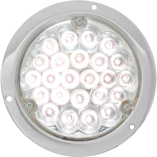 Miniatura 4 de GG Grand General 82271 azul/azul 4 pulgadas perla 24 llevó la luz con la vivienda fundida a presión transparente