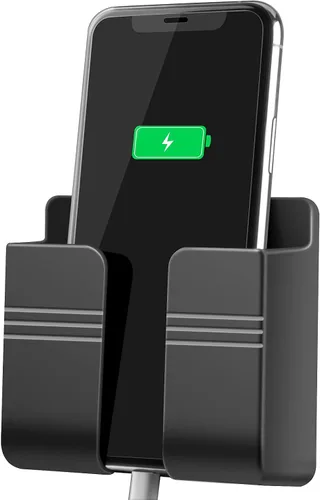 CEI&BPY Soporte para teléfono de montaje en pared, soporte para teléfono con autoadhesivo. Soporte de teléfono para carga y RV para iPhone y Android