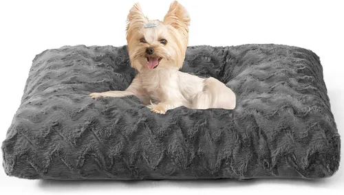 Miniatura 27 de EHEYCIGA Cama lavable para perros medianos para jaula de 29 x 21 pulgadas, almohadilla reversible para perreras para perros con un peso de hasta 35