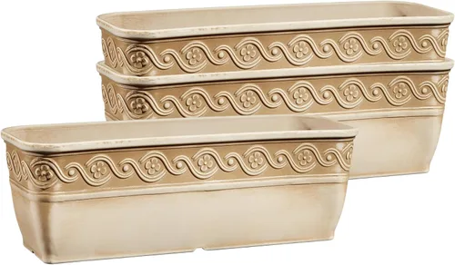 Miniatura 16 de Classic Home and Garden Jardinera Corinthian Trough, 10", Bronce