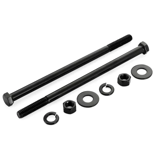 Miniatura 11 de Mellewell Pernos de cabeza hexagonal de 1/2-13 x 1-1/2 pulgadas con tuercas hexagonales y arandelas planas gruesas y de seguridad, totalmente