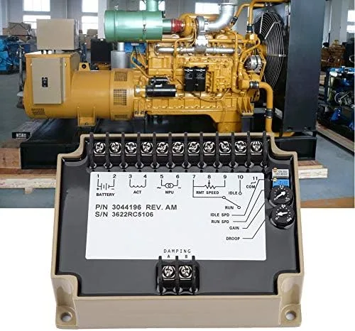 Miniatura 4 de WALFRONT Controlador de velocidad del generador Controlador de velocidad del motor Gobernador electrónico 3044196 Tablero de control 1KHz ~ 6.5kHz