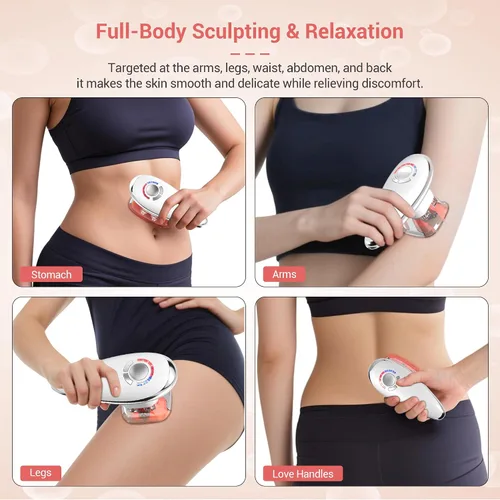 Miniatura 7 de Máquina 3 en 1 para esculpir el cuerpo, masajeador de escultor corporal, reduce las estrías y masajeadores de celulitis, herramienta para estómago