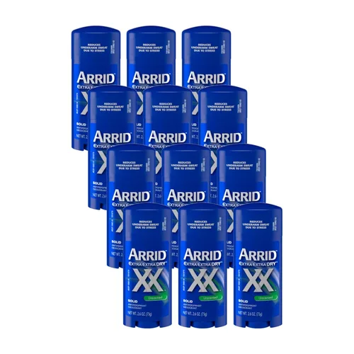 Miniatura 10 de Arrid XX Extra Extra Dry Desodorante Antitranspirante Sólido, sin perfume, 2.6 oz.