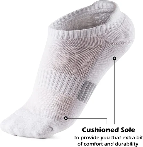 Miniatura 3 de Gonii Calcetines de tobillo para mujer para correr atléticos no se ven acolchados 5 pares