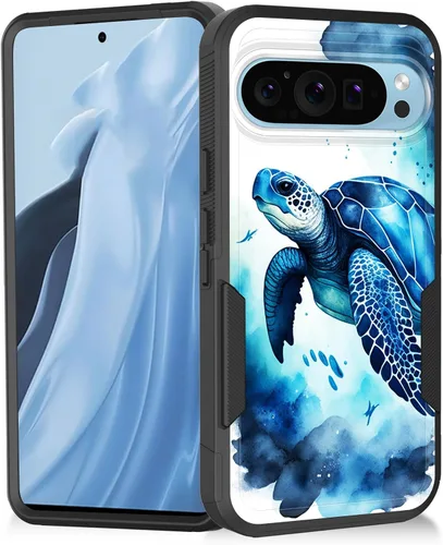 Miniatura 116 de Funda para Pixel 7a, resistente de doble capa híbrida de policarbonato duro de goma suave a prueba de golpes para Google Pixel 7A 6.1 pulgadas