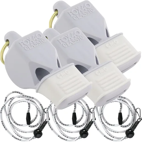 Miniatura 7 de Fox 40 Paquete de 3 cordones clásicos CMG con cordón separable Naranja