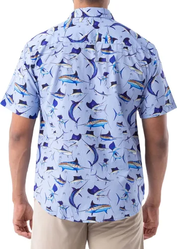 Miniatura 2 de Guy Harvey Camisa tejida de manga corta estampada para hombre