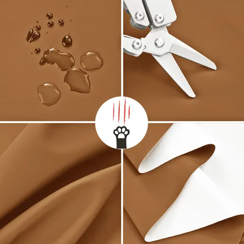 Miniatura 3 de Eiury Asiento elevador para bebé para mesa de comedor y silla de cocina, cojín de PU impermeable y antiarañazos, parte inferior antideslizante