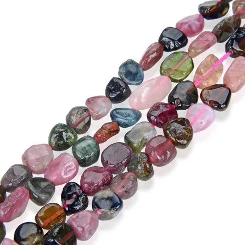 Miniatura 31 de Adabele GZ12-14 - Cuentas sueltas de cristal de amatista púrpura natural de 45 pulgadas de 0.276 in a 0.472 in, forma libre, piedra preciosa ovalada