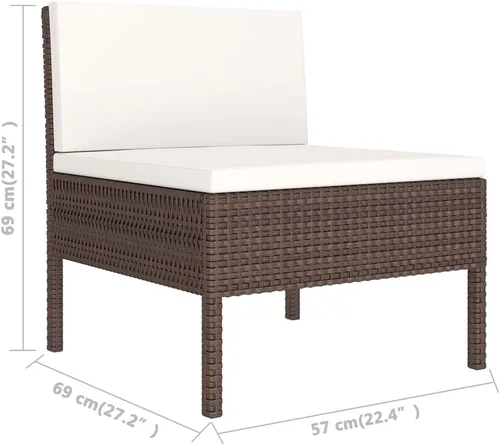 Miniatura 7 de Juego de 12 piezas de salón de patio con cojines, sofá al aire libre, juego de bar de patio, muebles modernos para exteriores, banco de comedor