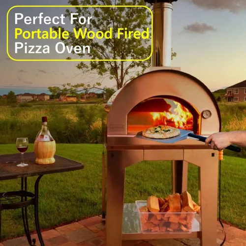Miniatura 5 de Leña para horno de pizza Old Potters secada al horno, aproximadamente 12 libras, troncos de madera para hornos de pizza, parrillas y ahumadores