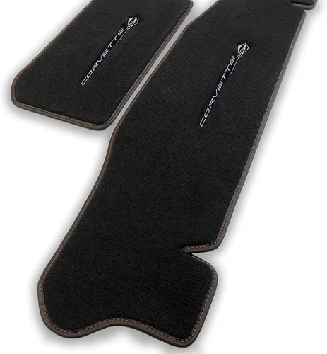 Miniatura 29 de Lloyd Mats Tapetes alfombrados a medida para el suelo del automóvil de lujo prémium para Corvette C8 2020-ON Coupé y convertible