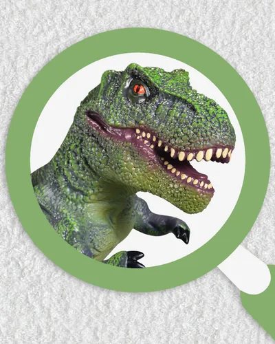 Miniatura 8 de YONGJULE Juguetes grandes de dinosaurios: juguete de dinosaurio suave Tiranosaurio Rex de 28 pulgadas para niños de 3 a 5 años, dinosaurio inflable