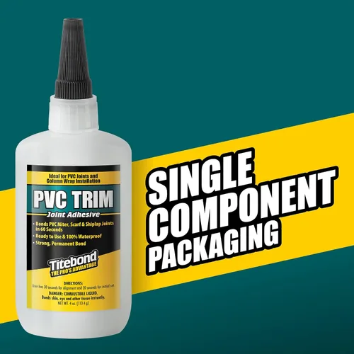 Miniatura 6 de Titebond 4 onzas. Adhesivo para juntas de moldura de PVC