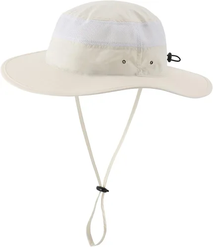 Miniatura 24 de Home Prefer Sombrero de sol UPF 50+ para hombre, ala ancha, protección UV, sombrero para hombre y mujer, playa, safari, jardinería, golf, pesca