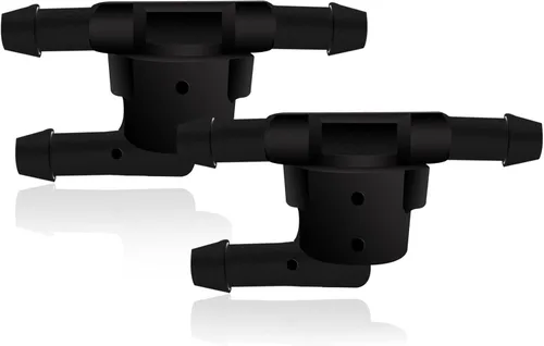 Miniatura 9 de deemars 4805742AB - Kit de limpiaparabrisas delantero, boquilla de lavado y manguera de líquido de 6.6 ft con conector, kit de manguera de lavado