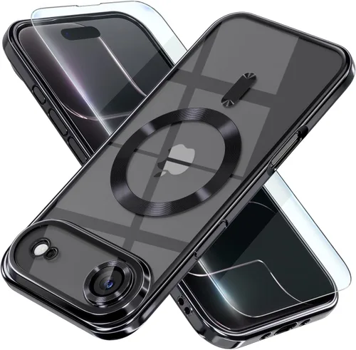 Miniatura 42 de Misea Funda magnética para iPhone 14 compatible con MagSafe [nunca amarillenta] [protección contra caídas de grado militar] protector completo