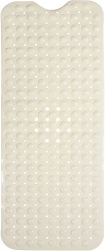 Miniatura 21 de ENKOSI Tapete de baño antideslizante, extra largo de 40 x 16 pulgadas, tapete antideslizante grande para bañera y ducha con ventosas y agujeros