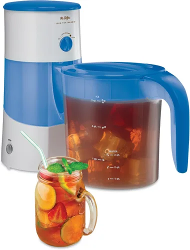 Miniatura 3 de Máquina para preparar té helado de Mr. Coffee, 3 cuartos de galón, 1, Azul
