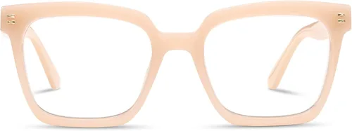 Peepers de PeeperSpecs - Gafas de lectura con bloqueo de luz azul favoritas de Oprah, de la colección Montage, y gafas sin corrección Topo