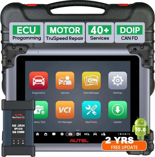 Autel Escáner de diagnóstico MaxiSys Elite II Pro 2026, herramienta de programación ECU J2534 (como Ultra/MS908S PRO II), CAN FD y DoIP, control