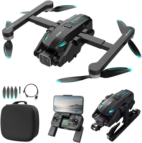 Miniatura 12 de Dron GPS S188 con cámara 8K para adultos, FPV RC Quadcopter con motor sin escobillas, transmisión WiFi 5G, evitación de obstáculos, flujo óptico