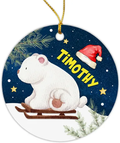 Miniatura 19 de Adorno de Navidad personalizado, adorno de Navidad personalizado para hijo/hija, recuerdos de vacaciones para padres y bebés