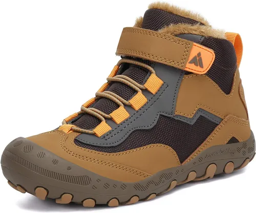 Miniatura 46 de Mishansha Botas de Senderismo para Niños Pequeños Niñas Niños Zapatos de Senderismo Resistentes al Agua Anti-Colisión Antideslizantes Atléticas