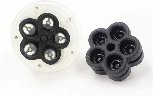 Miniatura 4 de Bomba de agua de diafragma autocebante DC 12V bomba de agua autocebante Mini pistón de diafragma eléctrico Bombas de 5 cámaras de aire Gran caudal