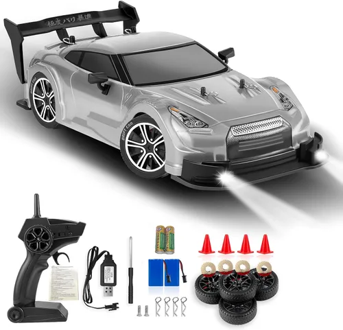 Miniatura 10 de Auto de Derrape RC, Coches RC de Derrape a Escala 1:16, Auto de Carreras RC 4WD de 2.4GHz, Vehículo de Derrape de Control Remoto de Alta Velocidad