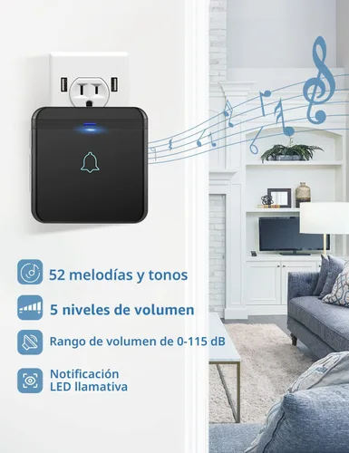 Miniatura 2 de Kit de timbre d-3b & d-3w de Avantek, negro, 0.25watts, 3.00 volts