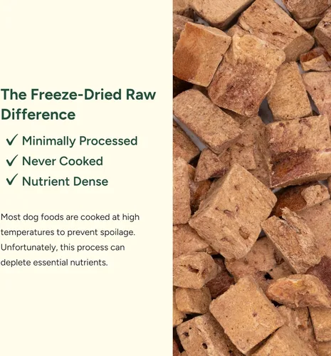 Miniatura 2 de 360 Pet Nutrition Golosinas de hígado de bisonte crudo liofilizado para perros, un solo ingrediente, alto en proteínas, sin granos, aperitivos