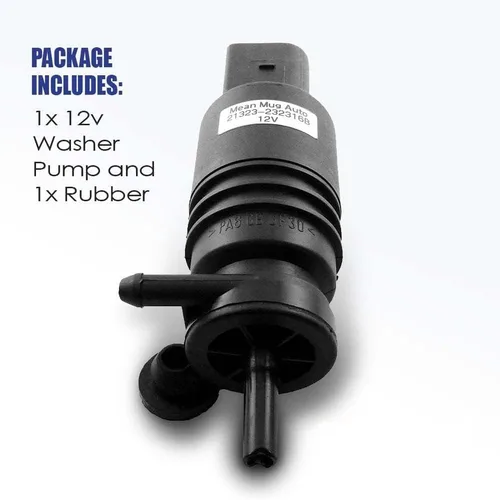 Miniatura 4 de bomba para limpieza de parabrisas con arandela 21323 – 232316B, para: BMW, Mercedes-Benz, reemplazable para OEM #: 67128362154, 67128377612