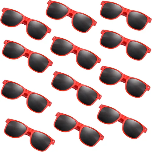 Miniatura 24 de FEPITO Paquete de 24 lentes de sol de fiesta a granel para regalos de fiesta de cumpleaños, rellenos de bolsas de golosinas para playa, piscina