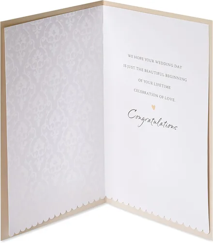 Miniatura 2 de Tarjeta de boda American Greetings (Hermoso comienzo)