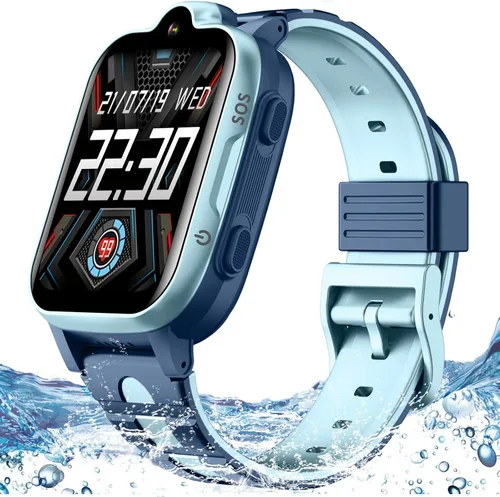 Miniatura 10 de MJVV 4G Reloj inteligente GPS para niños con función de llamada, Whatsapp, Line, Facebook, TikTok, rastreador, teléfono, reloj con videollamada