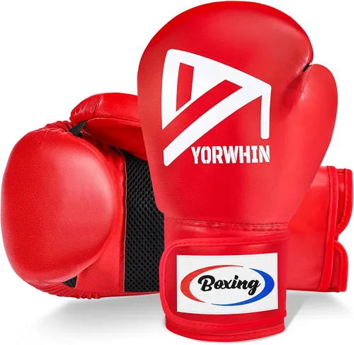 Miniatura 9 de Guantes de boxeo para hombres y mujeres, guantes de entrenamiento y sparring, guantes de boxeo para bolsa pesada de entrenamiento para boxeo