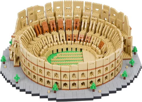 Miniatura 9 de Juego de bloques de construcción micro de Louvre de arquitectura, 3377 piezas de fama mundial modelo arquitectónico, juguetes educativos ladrillos
