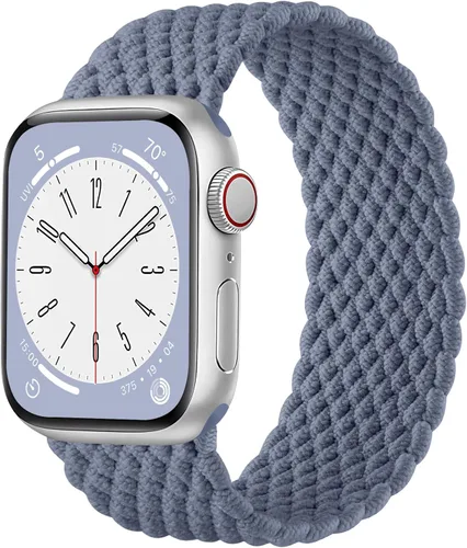 Miniatura 20 de Zedoli Correas trenzadas Solo Loop para Apple Watch Band de 1.496 pulgadas, 1.575 pulgadas, 1.614 pulgadas, 1.654 pulgadas, 1.732 pulgadas, 1.772