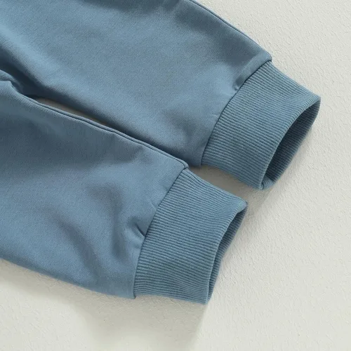 Miniatura 6 de FYBITBO Conjunto de ropa de bebé niño para bebé, sudadera con camiseta y pantalones deportivos para primavera, otoño e invierno