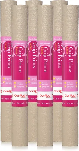 Miniatura 11 de Con-Tact Brand Grip Prints - Forro para estantes, revestimientos duraderos y no adhesivos, cajón antideslizante y revestimiento de gabinete, 18