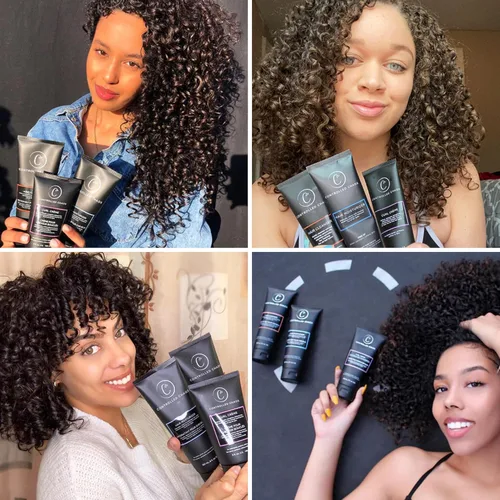 Miniatura 5 de Controlled Chaos Set de cuidado del cabello para cabello rizado, paquete de 3 unidades, incluye champú, acondicionador, crema definidora de rizos