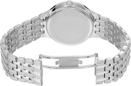 Miniatura 8 de Bulova Crystal Pave 3-Hand Quartz Slim Case Watch