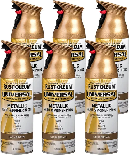 Miniatura 169 de Rust-Oleum 245197 Pintura en aerosol universal para todas las superficies, 12 onzas, negro satinado
