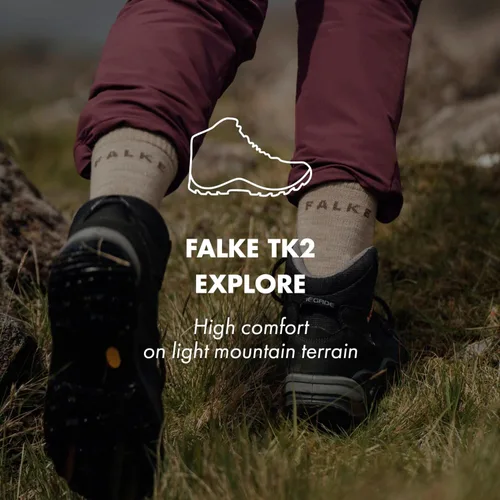 Miniatura 8 de Falke - Calcetines de senderismo para hombre, color negro
